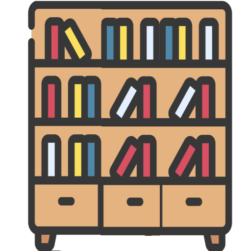 Bibliotheque 3 portes